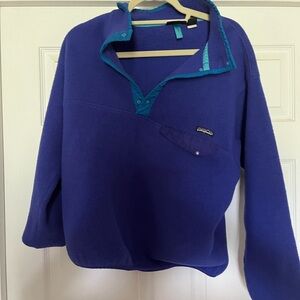 Patagonia Purple Fleece with Blue Details